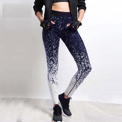 High Elastic Printed Yoga Tights Mssza