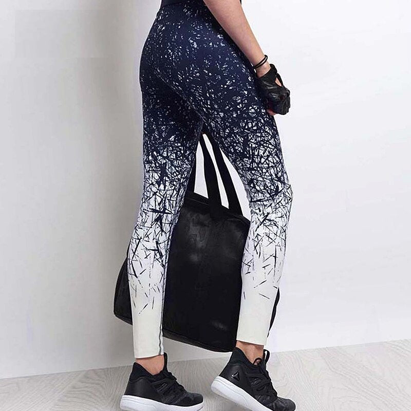 High Elastic Printed Yoga Tights Mssza