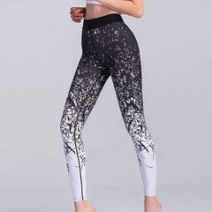 High Elastic Printed Yoga Tights Mssza
