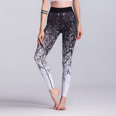 High Elastic Printed Yoga Tights Mssza
