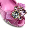 High Heel Wedding Party Bigger Size Design Shoes and Bags Matching Set Mssza