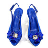 High Heel Wedding Party Bigger Size Design Shoes and Bags Matching Set Mssza