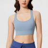 High Impact Push-up Cross-Back Sports Underwear Gym Clothes Sportswear Yoga Fitness Bra Mssza