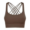 High Impact Push-up Cross-Back Sports Underwear Gym Clothes Sportswear Yoga Fitness Bra Mssza