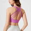 High Impact Push-up Cross-Back Sports Underwear Gym Clothes Sportswear Yoga Fitness Bra Mssza