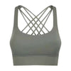 High Impact Push-up Cross-Back Sports Underwear Gym Clothes Sportswear Yoga Fitness Bra Mssza
