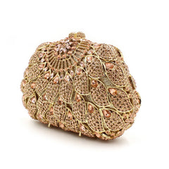 High Quality Hollow Full Diamond Clutch Mssza