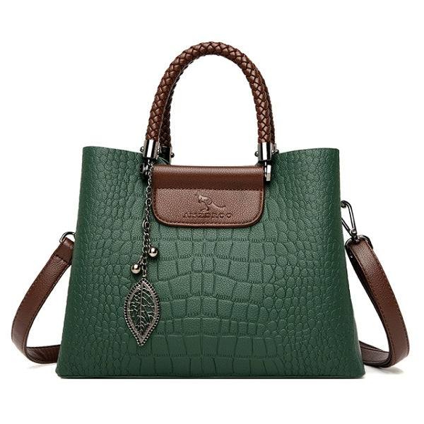 High Quality Leather Casual Handbags Mssza