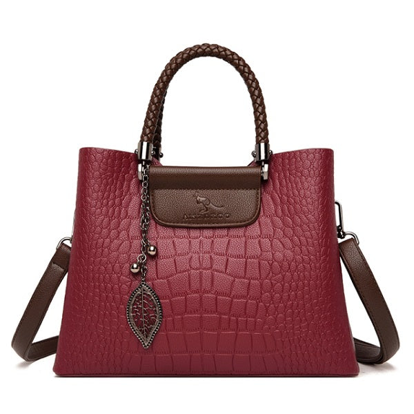 High Quality Leather Casual Handbags Mssza