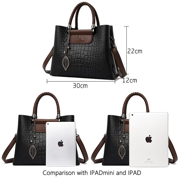 High Quality Leather Casual Handbags Mssza