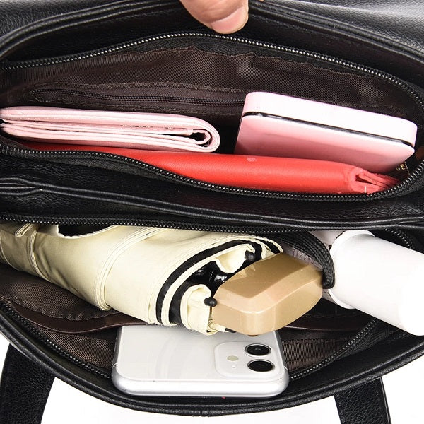High Quality Leather Causal Handbags Mssza