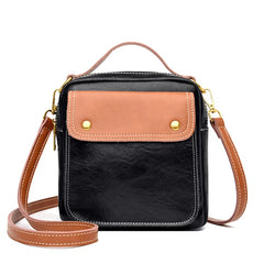 High Quality Leather Small Casual Hand Bag Mssza