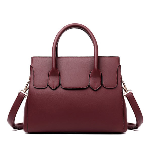 High Quality PU Leather Designer Shoulder Handbag Mssza