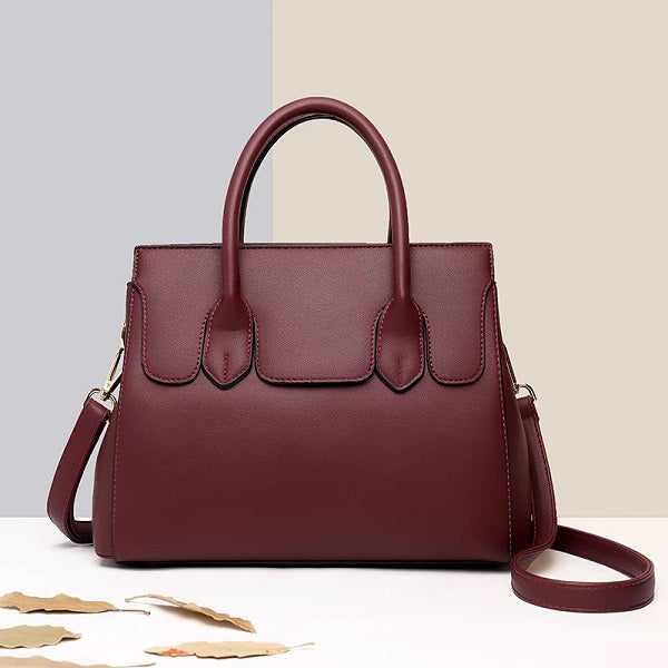 High Quality PU Leather Designer Shoulder Handbag Mssza