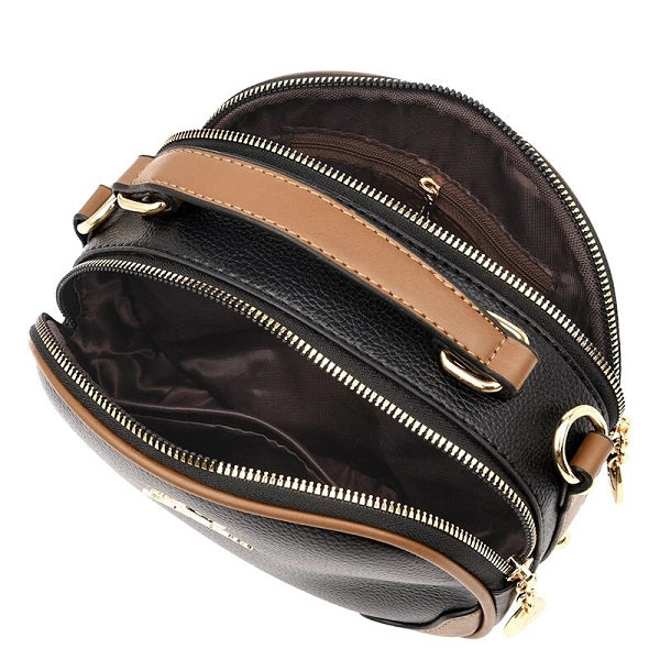 High Quality PU Leather Diagonal Casual Solid Handbags Mssza