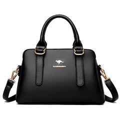 High Quality PU Leather Large Capacity Handbags Mssza