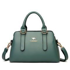 High Quality PU Leather Large Capacity Handbags Mssza