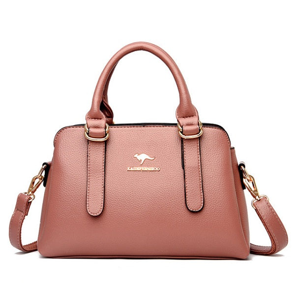 High Quality PU Leather Large Capacity Handbags Mssza
