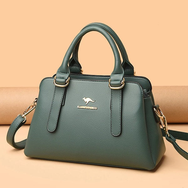 High Quality PU Leather Large Capacity Handbags Mssza