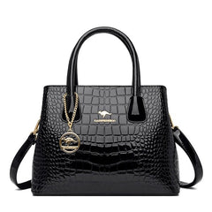 High Quality Pu Leather Large Capacity Casual Handbag Mssza