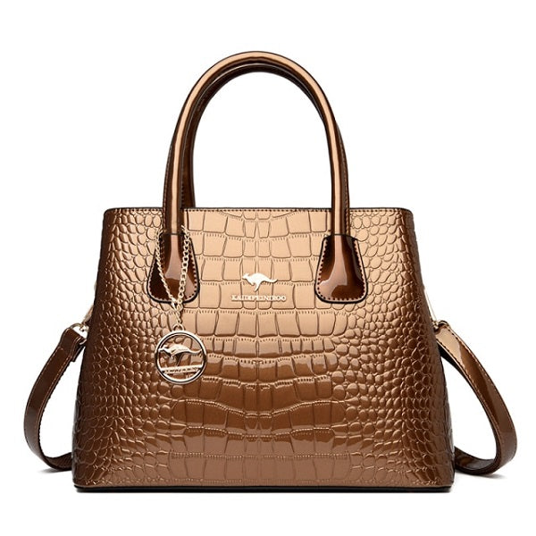 High Quality Pu Leather Capacity Shoulder Bag Mssza