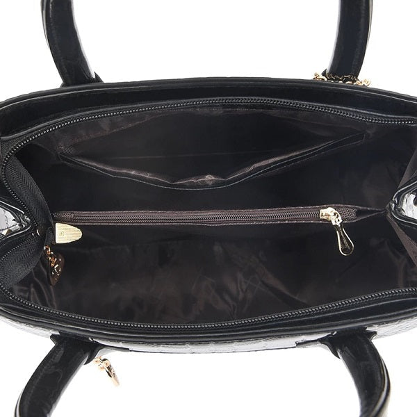 High Quality Pu Leather Large Capacity Casual Handbag Mssza