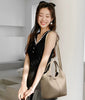 Soft Leather Interior Slot Pocket Luxury Large Capacity Bucket Handbag Mssza