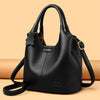 Soft Leather Interior Slot Pocket Luxury Large Capacity Bucket Handbag Mssza