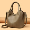 Soft Leather Interior Slot Pocket Luxury Large Capacity Bucket Handbag Mssza