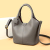 Soft Leather Interior Slot Pocket Luxury Large Capacity Bucket Handbag Mssza