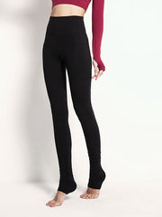 High Waist Skinny Step Foot Gym Yoga Running Fitness Trousers Mssza