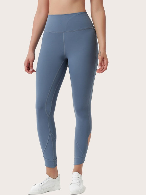 High Waist Solid Yoga Legging Mssza
