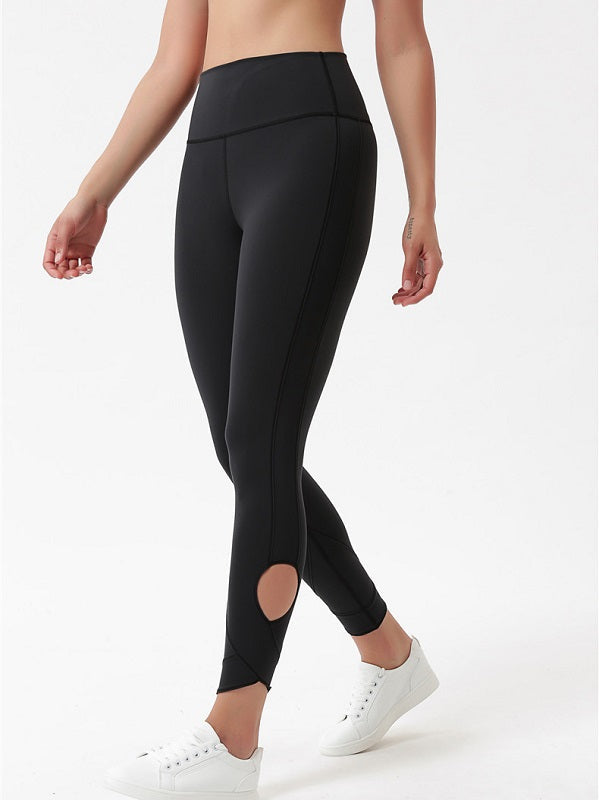 High Waist Solid Yoga Legging Mssza