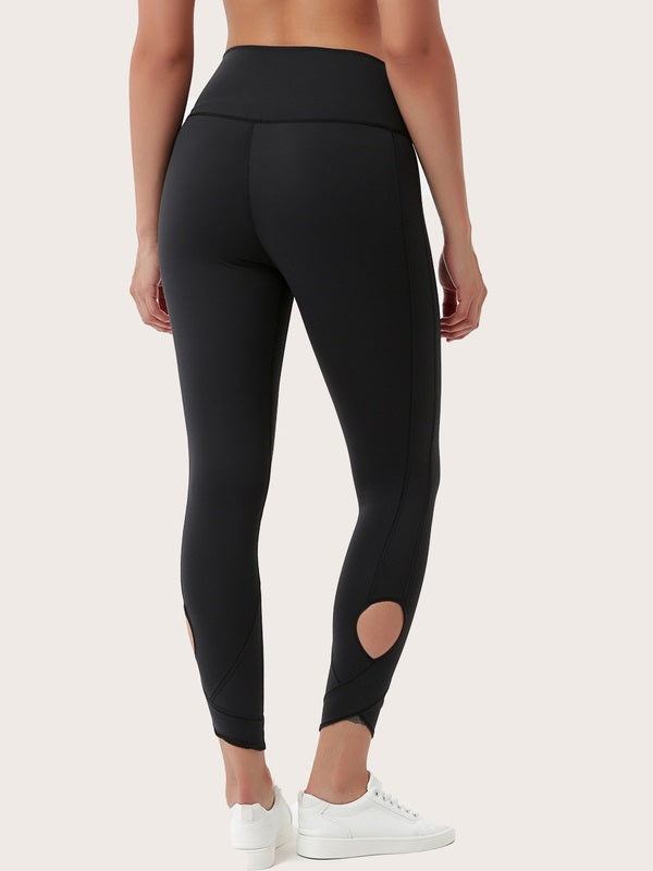High Waist Solid Yoga Legging Mssza