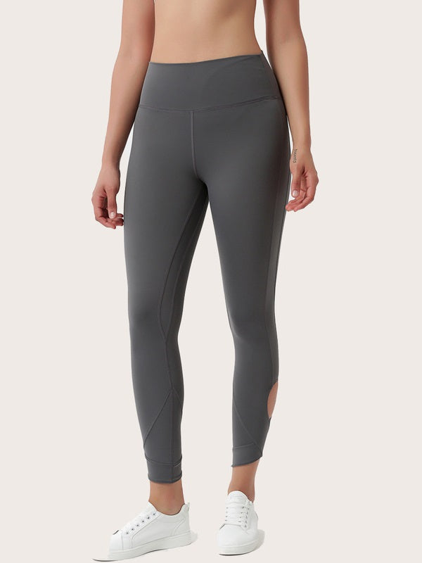 High Waist Solid Yoga Legging Mssza