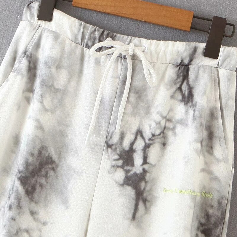 High Waist Streetwear Long Trousers Mssza