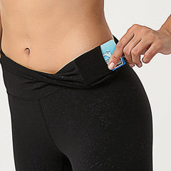 High Waist Yoga Legging Pants With Card Slots Mssza