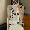 Camisole Vest Outerwear With Design Sense Of Suit And Mulberry Silk Top Mssza