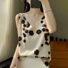 Camisole Vest Outerwear With Design Sense Of Suit And Mulberry Silk Top Mssza