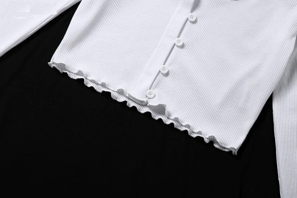 High quality office lady slim Basic Ribbed crop top Mssza