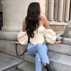 High quality solid color Spaghetti Strap bodycon soft crop top Mssza