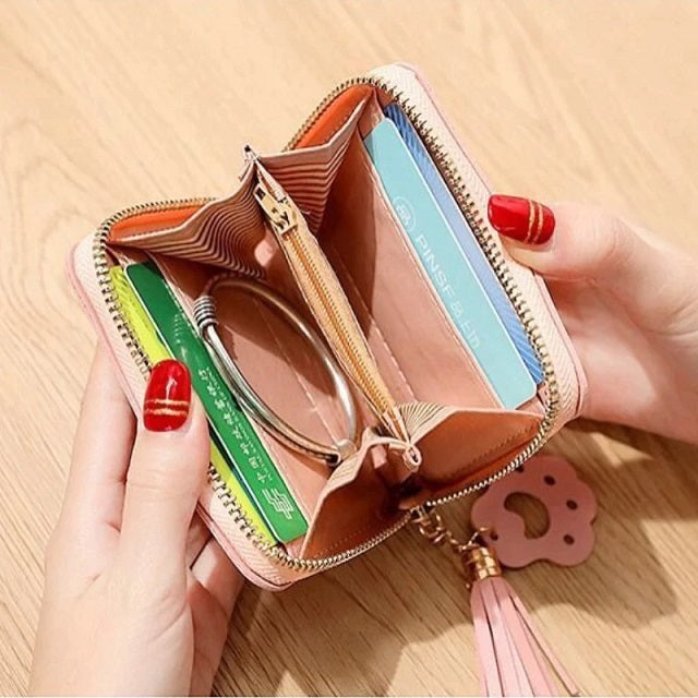 Holder Large Capacity Cash Pouch Short Wallet Mssza