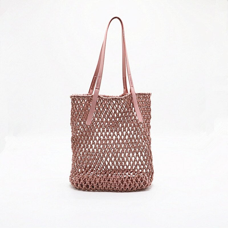 Hollow Rope Travel Storage Beach Shoulder Bag Mssza