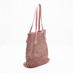 Hollow Rope Travel Storage Beach Shoulder Bag Mssza