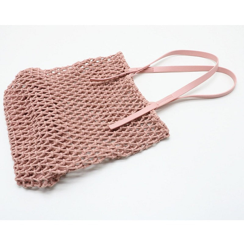 Hollow Rope Travel Storage Beach Shoulder Bag Mssza