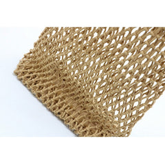 Hollow Rope Travel Storage Beach Shoulder Bag Mssza