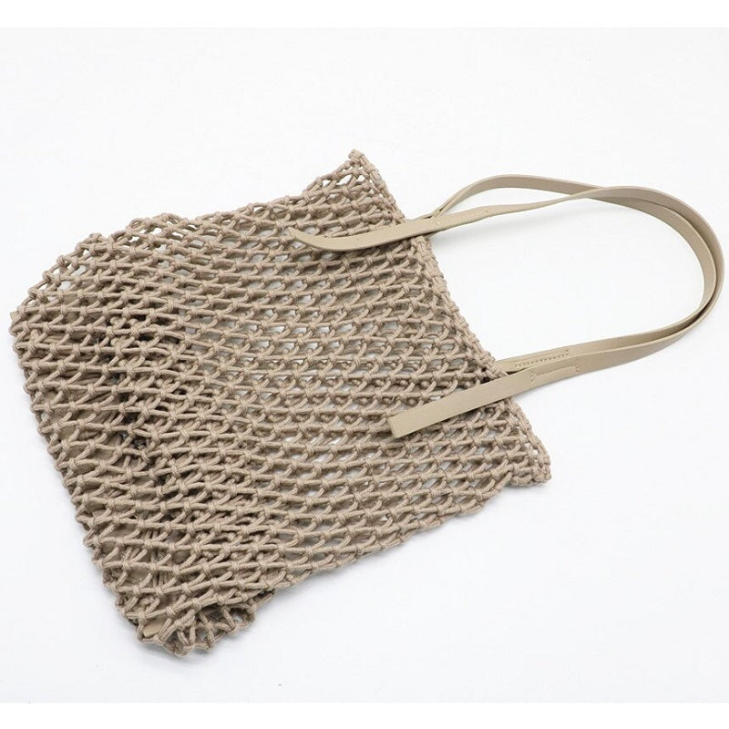 Hollow Rope Travel Storage Beach Shoulder Bag Mssza