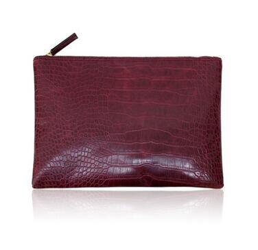 Women Clutch Handbag PU Leather Clutch Bag Rivets Brand Design 32x24xcm Mssza