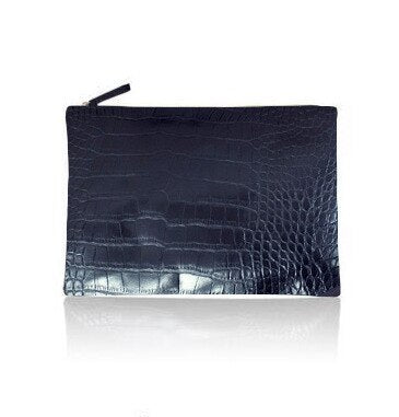 Women Clutch Handbag PU Leather Clutch Bag Rivets Brand Design 32x24xcm Mssza
