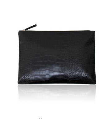 Women Clutch Handbag PU Leather Clutch Bag Rivets Brand Design 32x24xcm Mssza